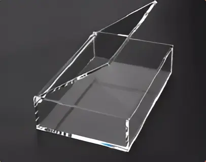 Custom Acrylic ( Display Box with Hinge Lid )