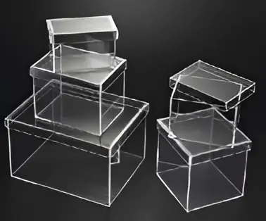 Custom Acrylic ( Clear Storage Box )